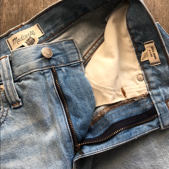 Madewell Rigid A-Line Denim Mini Skirt Size 24 - Picture 5 of 5